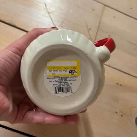 Wondershop NWT 17oz Christmas Stoneware Figural Santa Face Mug - Picture 5 of 5